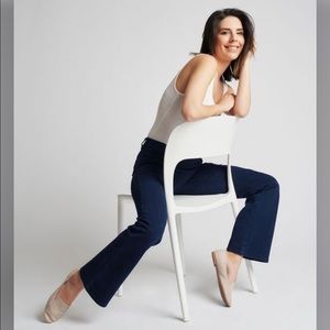 BETABRAND | Betabrand Yoga Denim Bootcut in Dark Indigo